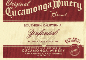 Cuca Winery label